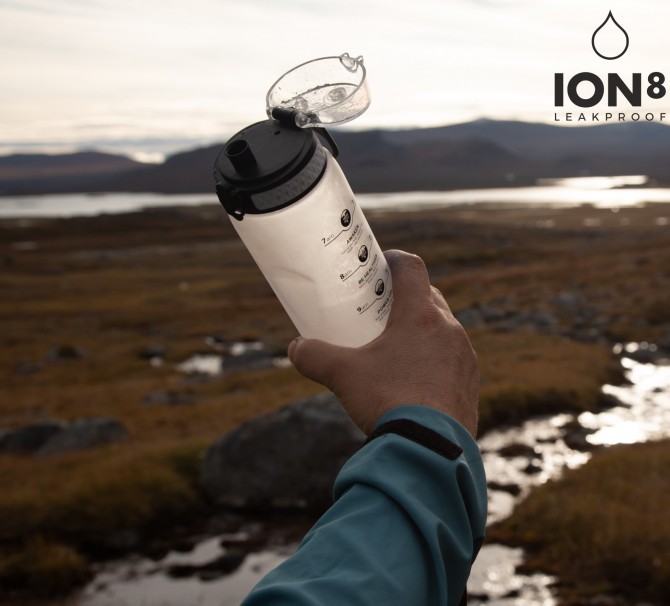 Butelka do picia 1000 ml ION8 - Motivator Ice